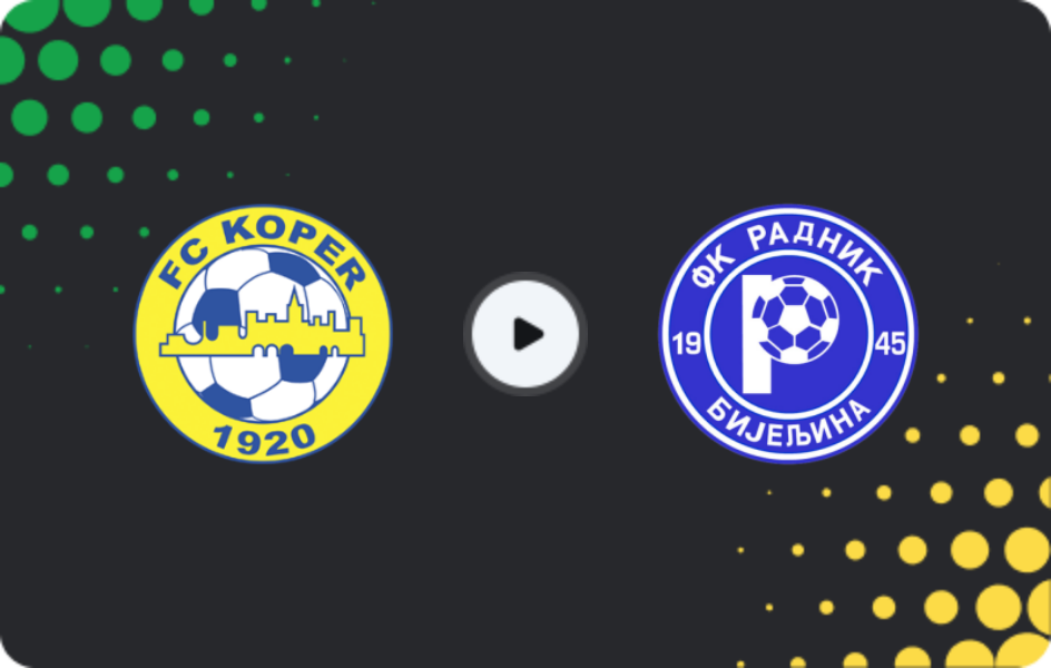 Where to watch Koper — Radnik Bijeljina, Friendlies Clubs, 24.01.2026