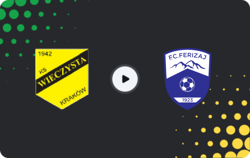 Where to watch Wieczysta Kraków — Ferizaj, Friendlies Clubs, 27.01.2026