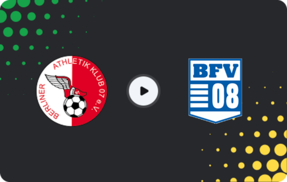 Where to watch BAK '07 — Bischofswerdaer FV, Friendlies Clubs, 07.02.2026