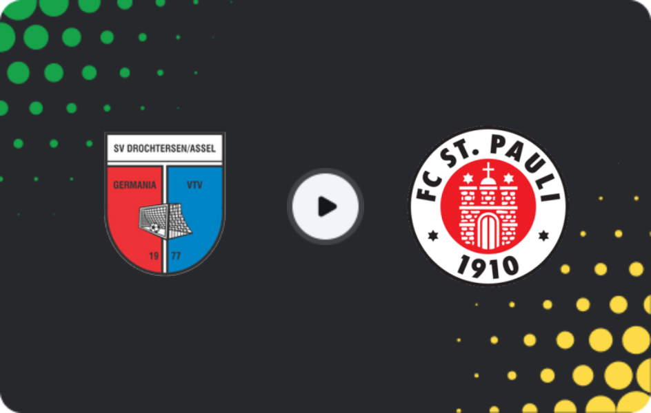 Where to watch SV Drochtersen/Assel — St. Pauli II, Friendlies Clubs, 07.02.2026