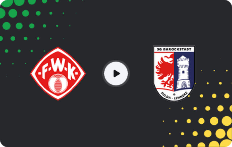 Where to watch Würzburger Kickers — Barockstadt Fulda-Lehn., Friendlies Clubs, 07.02.2026