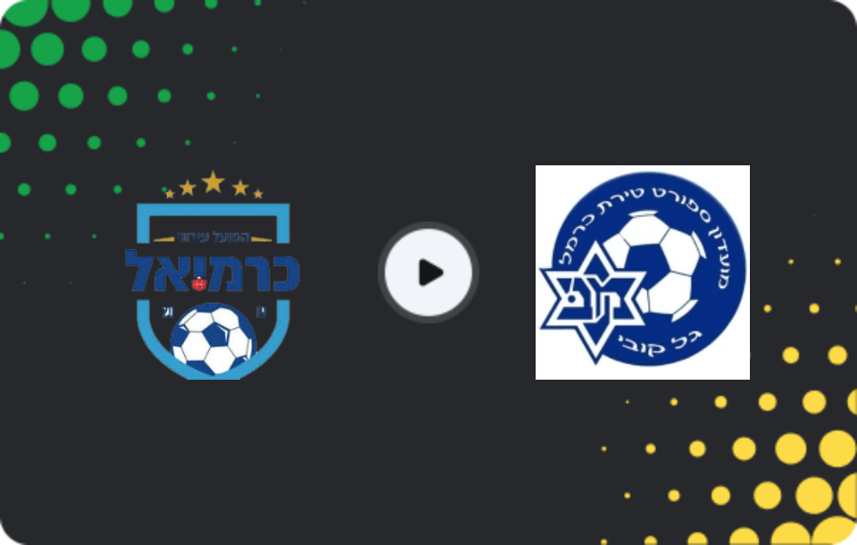Where to watch Hapoel Ironi Karmiel — Hapoel Tirat HaCarmel, Liga Alef, 13.02.2026