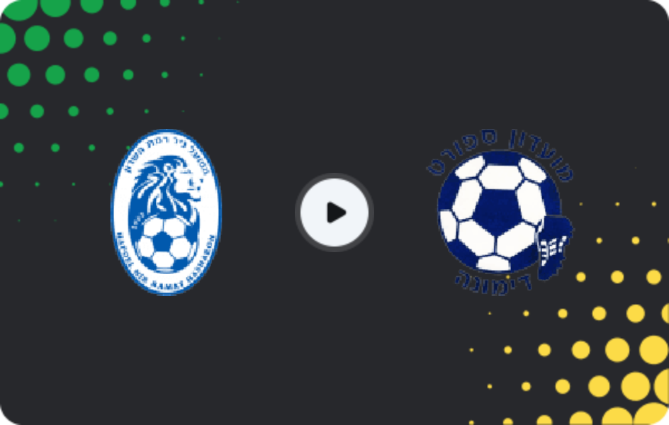 Where to watch Hapoel Ramat HaSharon — Dimona, Liga Alef, 13.02.2026