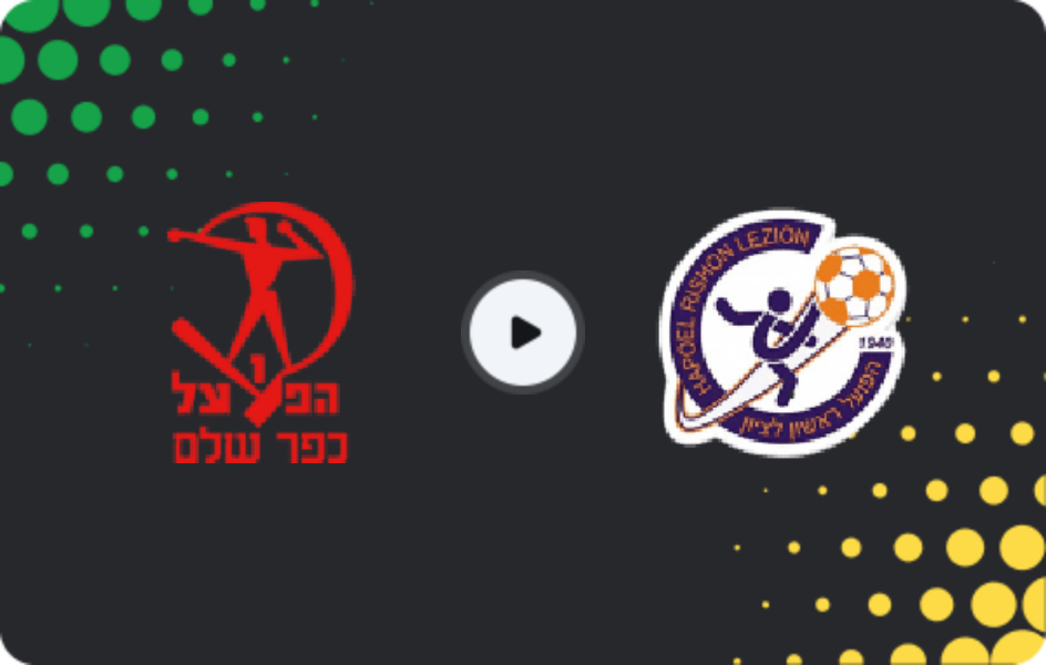 Where to watch Hapoel Kfar Shalem — Hapoel Rishon LeZion, Liga Leumit, 13.02.2026