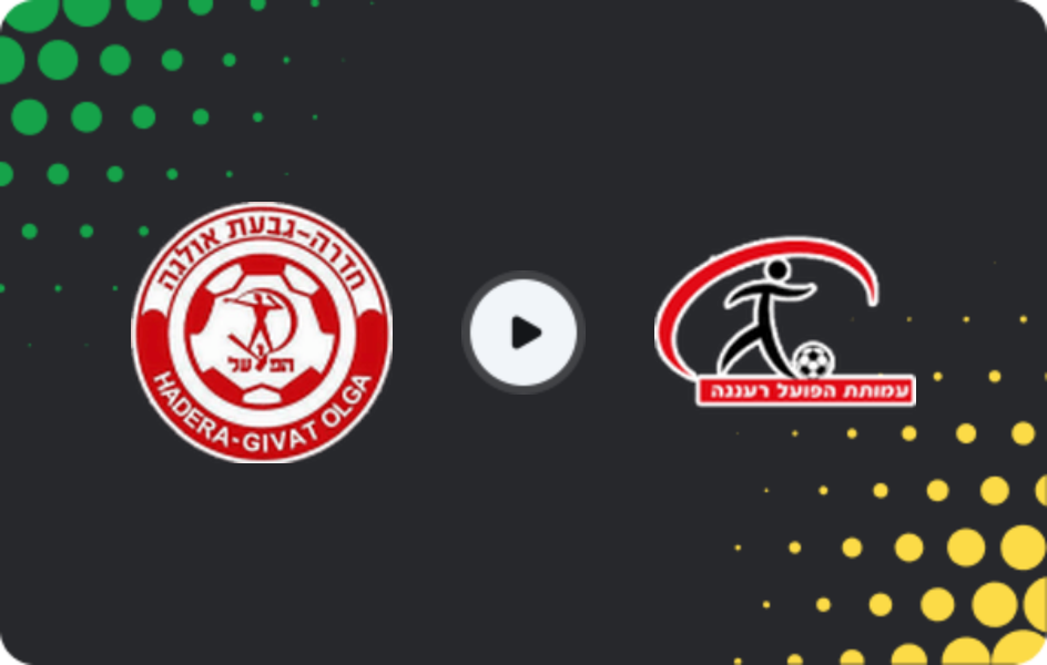 Where to watch Hapoel Hadera — Hapoel Ra'anana, Liga Leumit, 13.02.2026