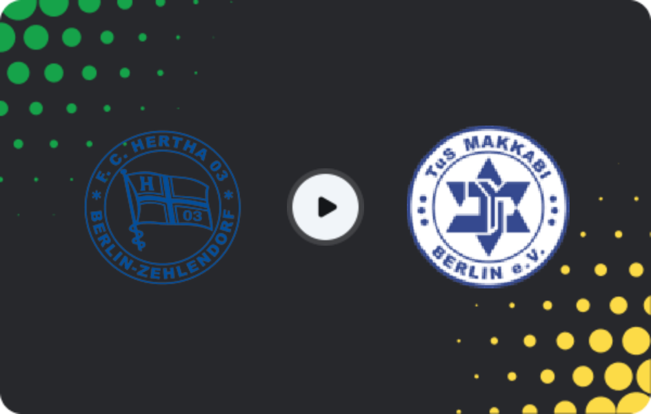 Where to watch Hertha Zehlendorf — Makkabi, Friendlies Clubs, 21.01.2026