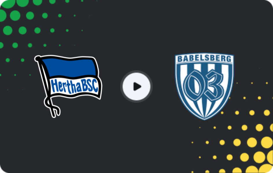 Where to watch Hertha II — SV Babelsberg 03, Friendlies Clubs, 23.01.2026