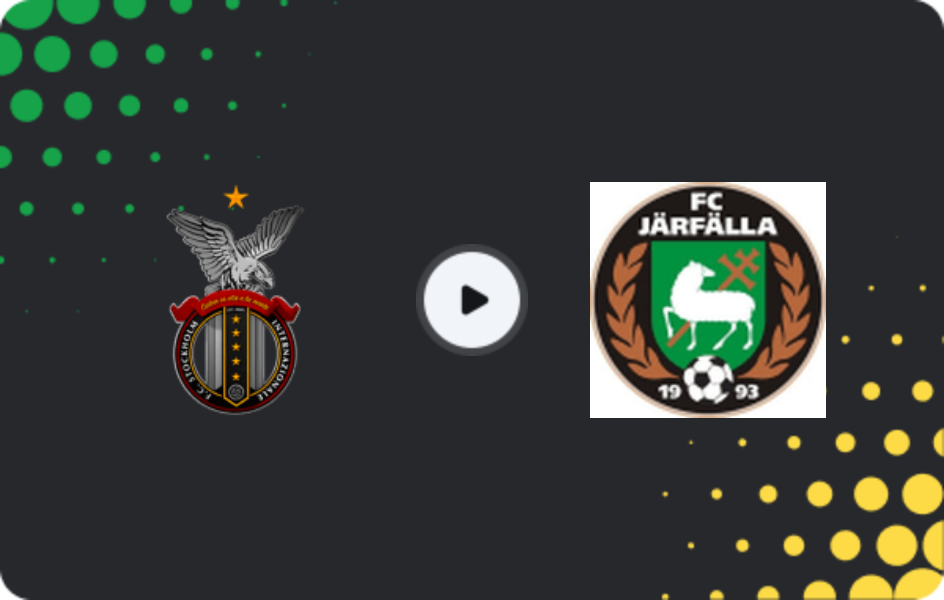 Where to watch Stockholm Internazionale — Järfälla, Friendlies Clubs, 24.01.2026
