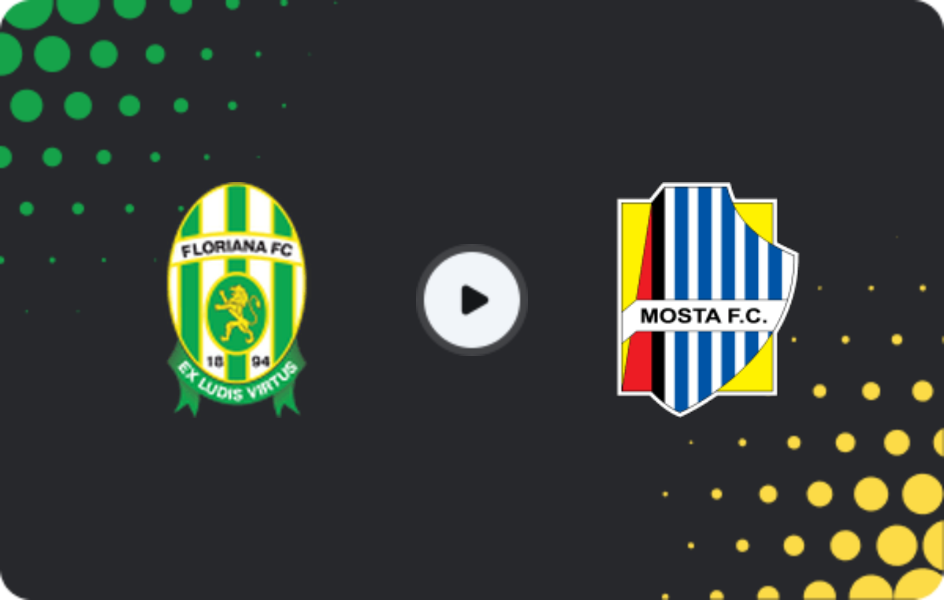 Where to watch Floriana — Mosta, Premier League, 25.01.2026
