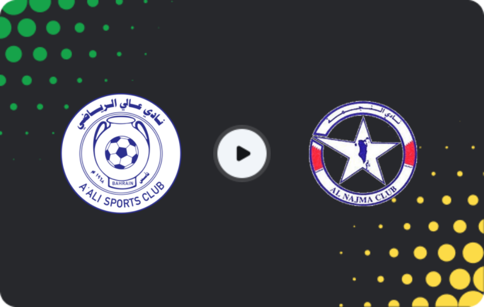 Where to watch A'Ali — Al Najma, Premier League, 28.01.2026
