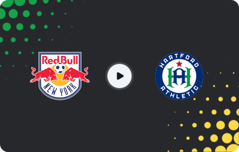 Where to watch New York Red Bulls — Hartford Athletic, Friendlies Clubs, 31.01.2026
