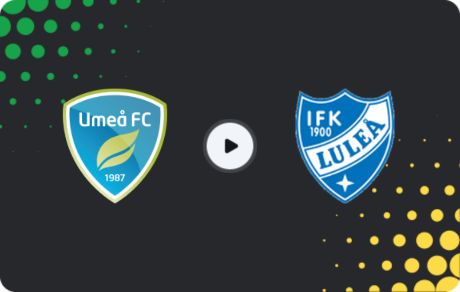 Where to watch Umeå FC — IFK Luleå, Friendlies Clubs, 01.02.2026