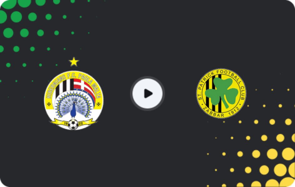 Where to watch Hibernians — Zabbar St. Patrick, Premier League, 04.02.2026