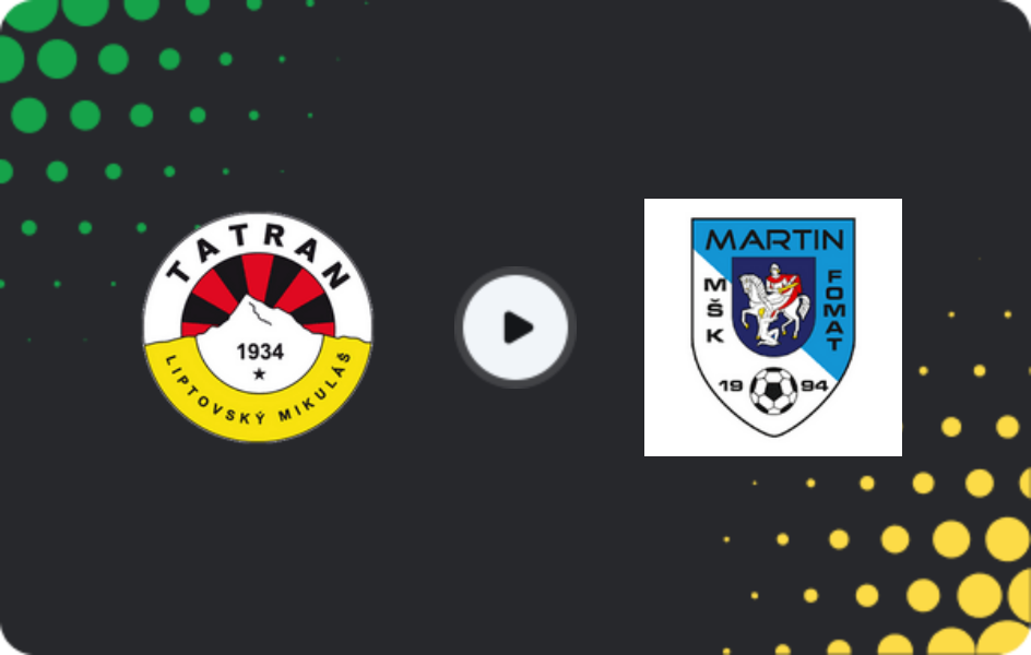 Where to watch Liptovský Mikuláš — Fomat Martin, Friendlies Clubs, 03.02.2026