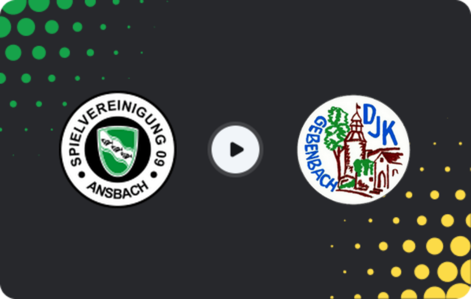 Where to watch Ansbach — Gebenbach, Friendlies Clubs, 07.02.2026