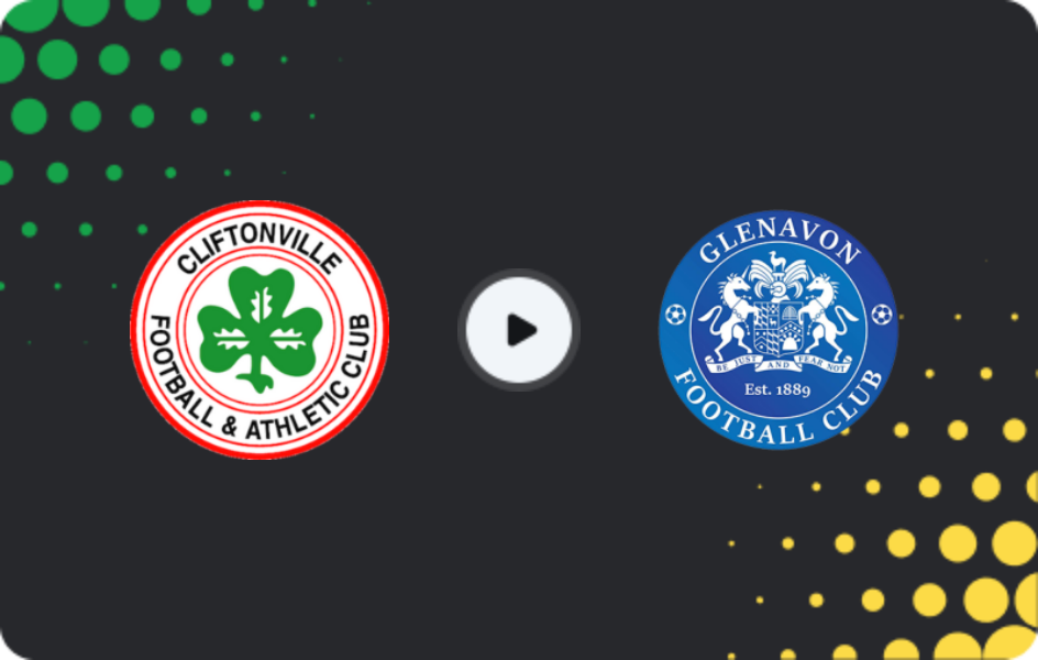Where to watch Cliftonville FC — Glenavon FC, Cup, 07.02.2026