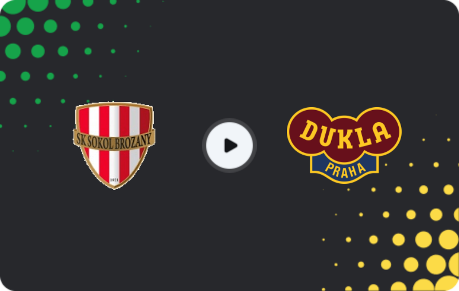 Where to watch Sokol Brozany — Dukla Praha II, Friendlies Clubs, 14.02.2026