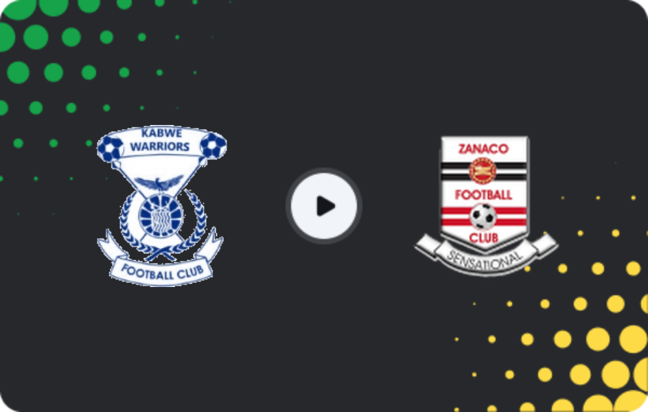 Where to watch Kabwe Warriors — Zanaco, Super League, 14.02.2026