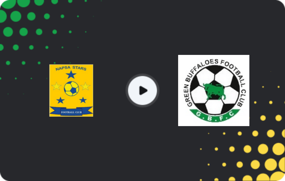 Where to watch NAPSA Stars — Green Buffaloes, Super League, 14.02.2026