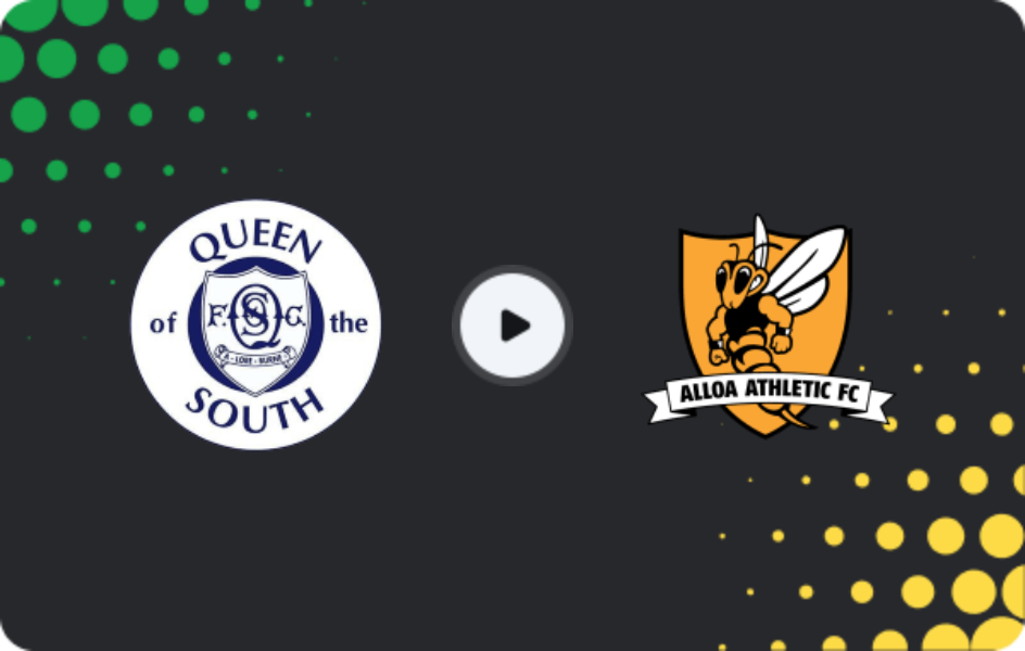Where to watch Queen of the South — Alloa Athletic, League One, 14.02.2026