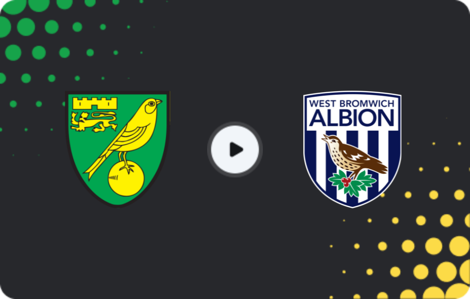 Where to watch Norwich — West Bromwich, FA Cup, 14.02.2026