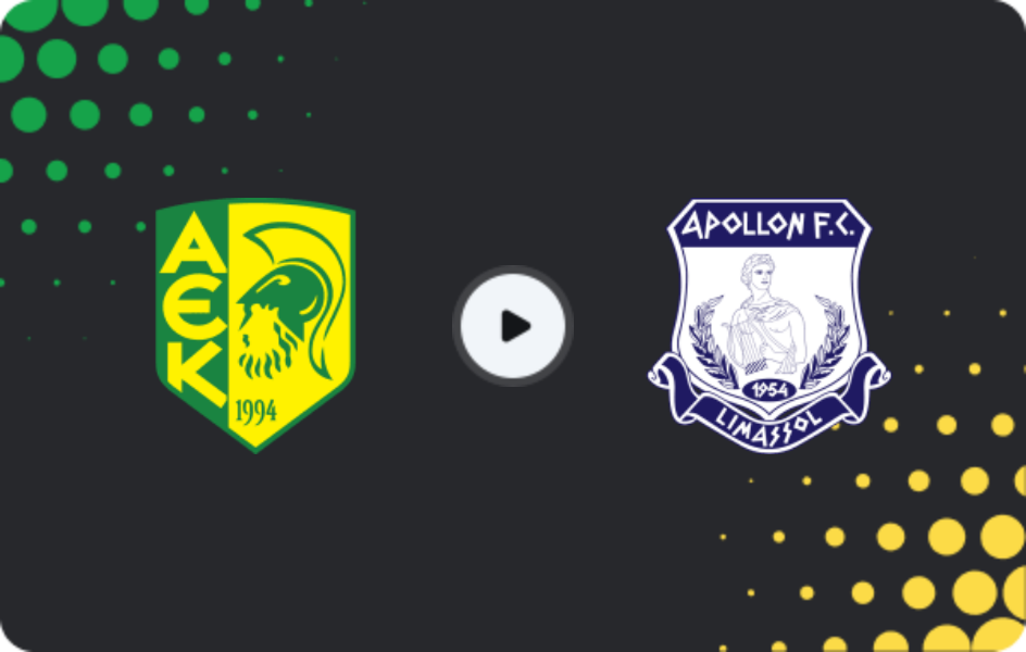 Where to watch AEK Larnaca — Apollon Limassol, 1. Division, 14.02.2026