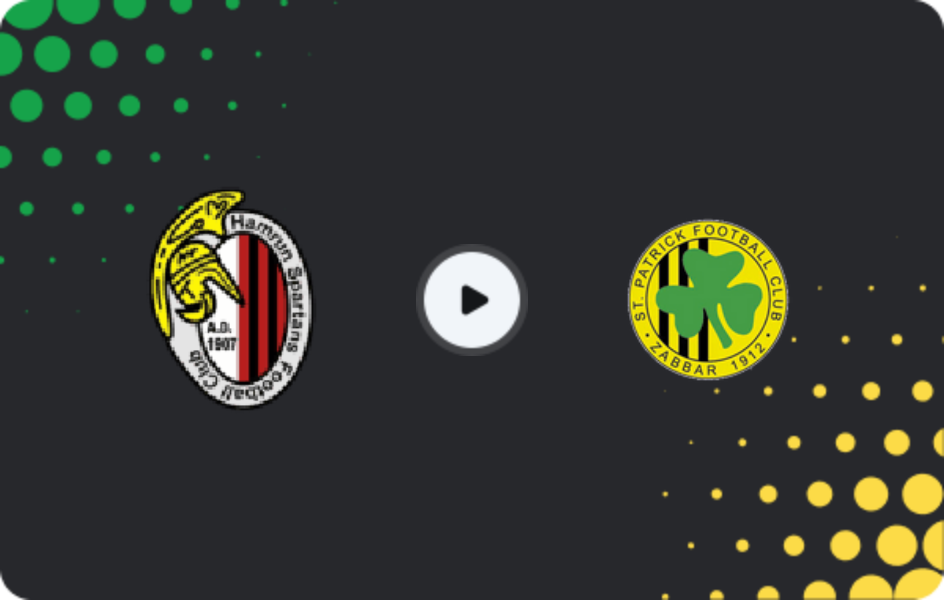 Where to watch Hamrun Spartans — Zabbar St. Patrick, Premier League, 13.02.2026