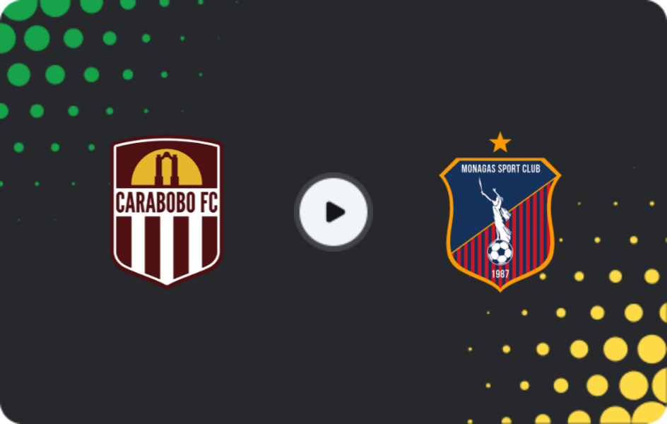 Where to watch Carabobo — Monagas, Primera División, 14.02.2026