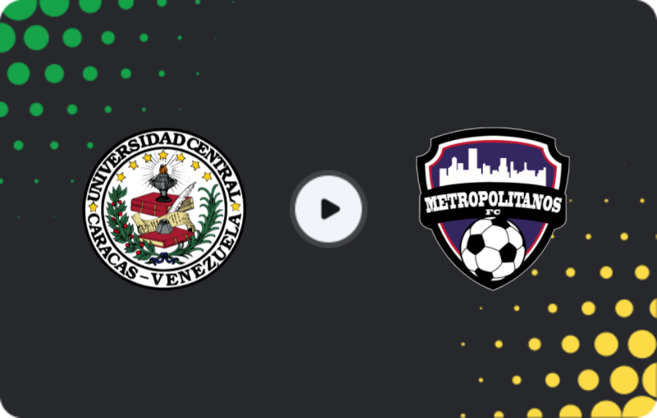 Where to watch Universidad Central — Metropolitanos, Primera División, 14.02.2026