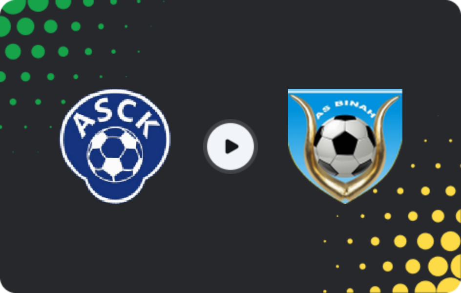 Where to watch ASC Kara — Binah, Championnat National, 01.06.2025