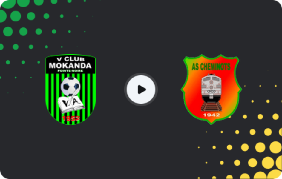 Where to watch V.Club Mokanda — Cheminots, Ligue 1, 14.09.2025