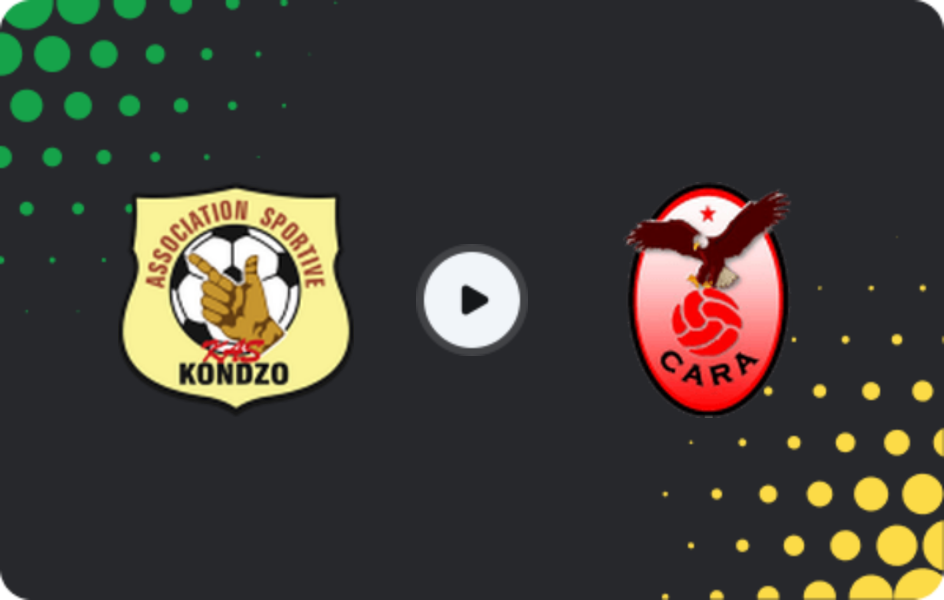 Where to watch Kondzo — CARA Brazzaville, Ligue 1, 21.09.2025