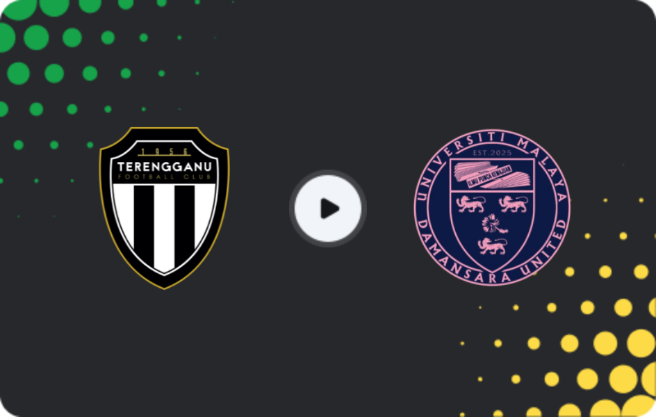 Where to watch Terengganu — Damansara, Cup, 23.01.2026