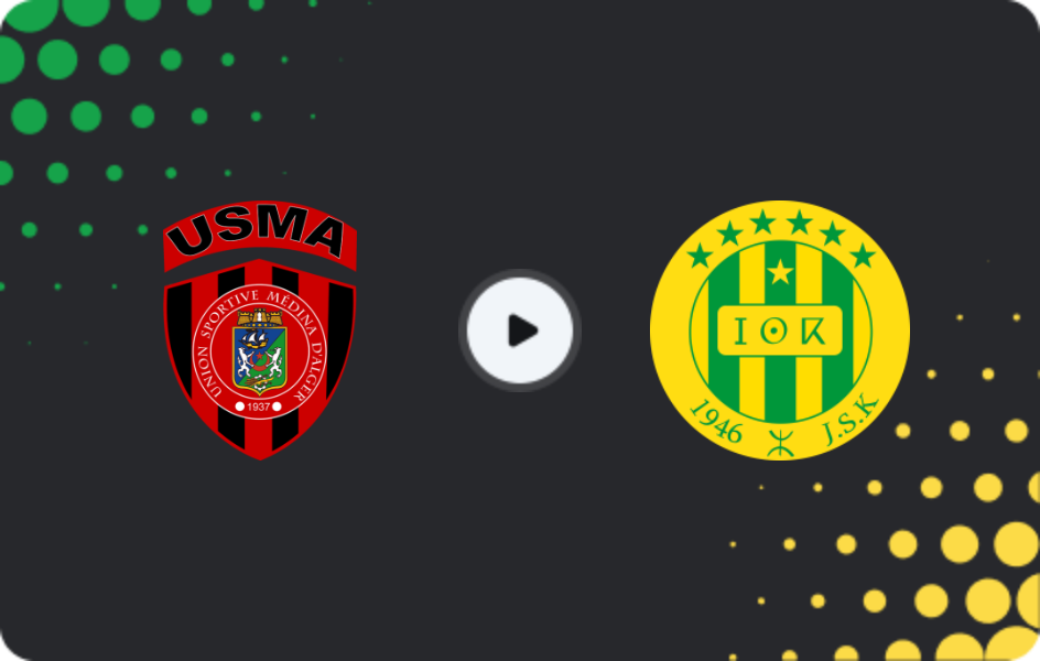 Where to watch USM Alger — JS Kabylie, Ligue 1, 23.01.2026