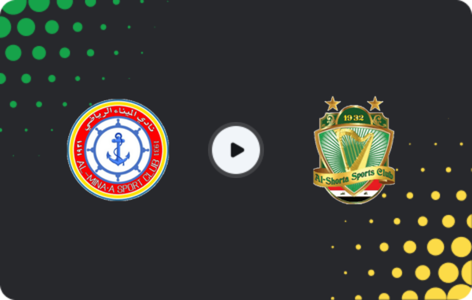 Where to watch Al Minaa Basra — Al Shorta, Stars League, 23.01.2026