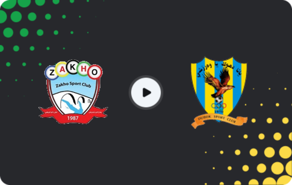 Where to watch Zakho — Duhok, Stars League, 23.01.2026