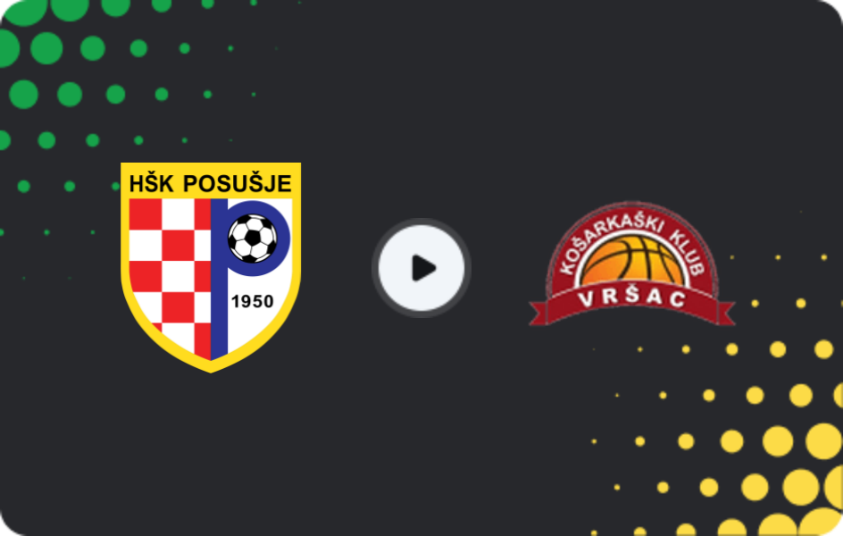 Where to watch Posušje — OFK Vršac, Friendlies Clubs, 27.01.2026
