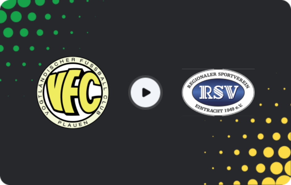 Where to watch Plauen — RSV Eintracht, NOFV-Oberliga Süd, 07.02.2026