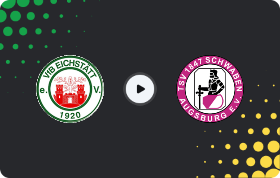 Where to watch Eichstätt — Schwaben Augsburg, Regionalliga - Bayern, 21.02.2026