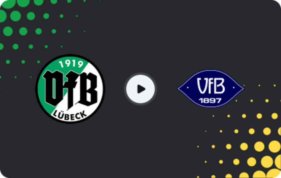 Where to watch VfB Lübeck — VfB Oldenburg, Regionalliga - Nord, 15.02.2026