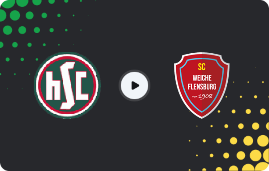 Where to watch HSC Hannover — Weiche Flensburg, Regionalliga - Nord, 15.02.2026