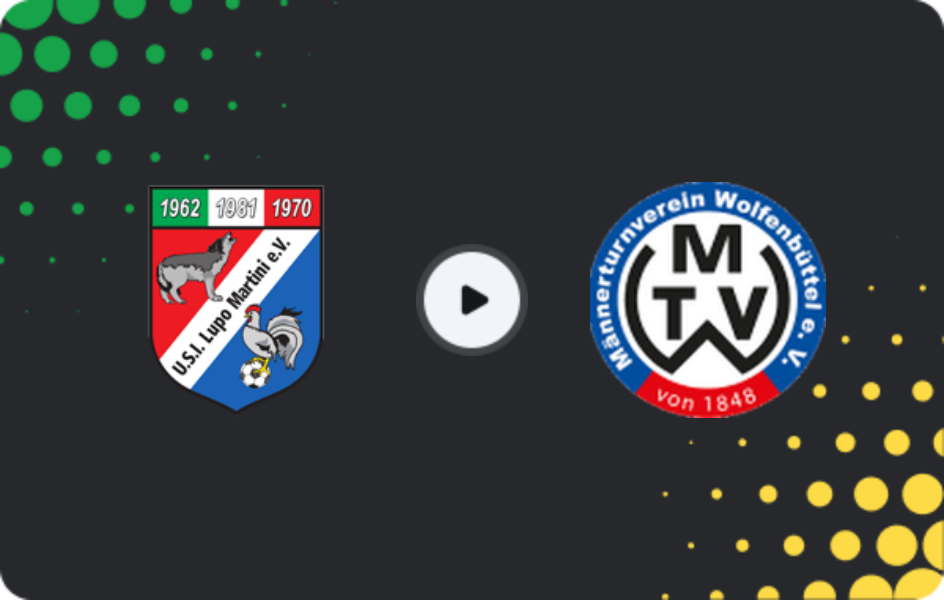 Where to watch Lupo-Martini — Wolfenbuttel, Oberliga - Niedersachsen, 02.04.2026