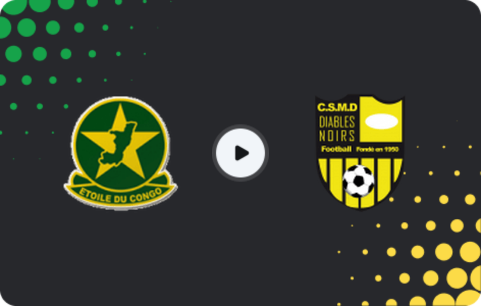 Where to watch Étoile du Congo — Diables Noirs, Ligue 1, 23.11.2025
