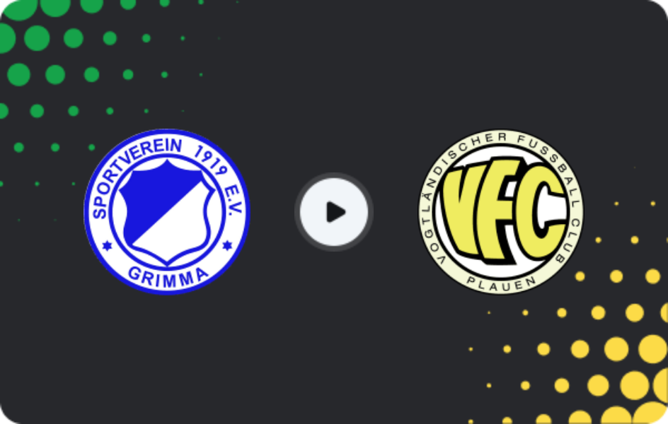 Where to watch FC Grimma — Plauen, NOFV-Oberliga Süd, 31.01.2026