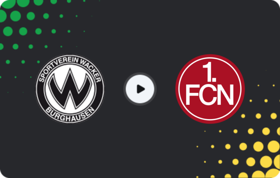 Where to watch Wacker Burghausen — Nürnberg II, Regionalliga - Bayern, 03.03.2026