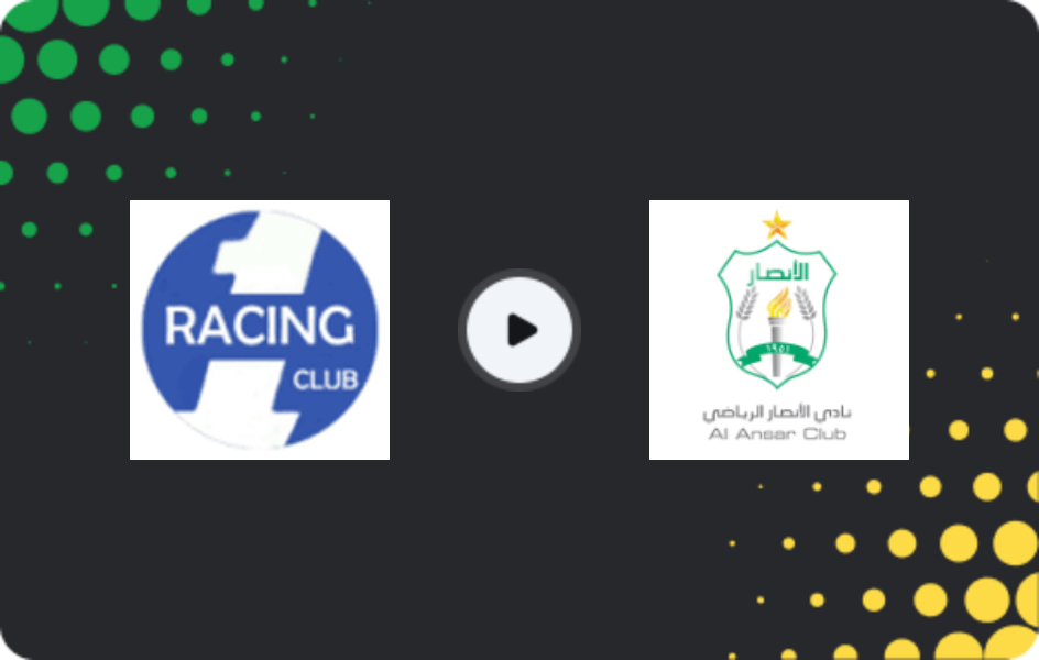 Where to watch Racing — Al Ansar, Premier League, 08.02.2026