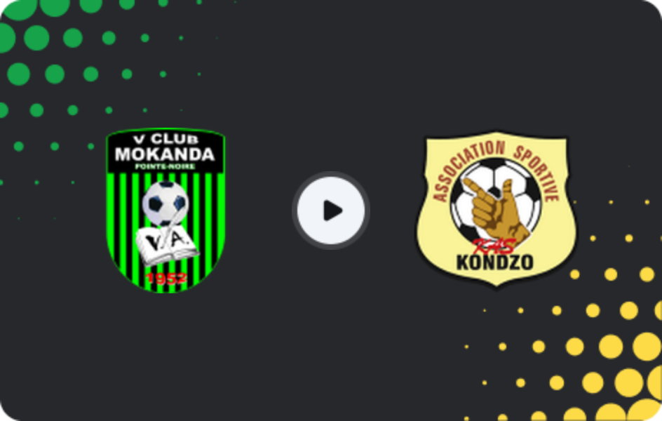 Where to watch V.Club Mokanda — Kondzo, Ligue 1, 07.12.2025