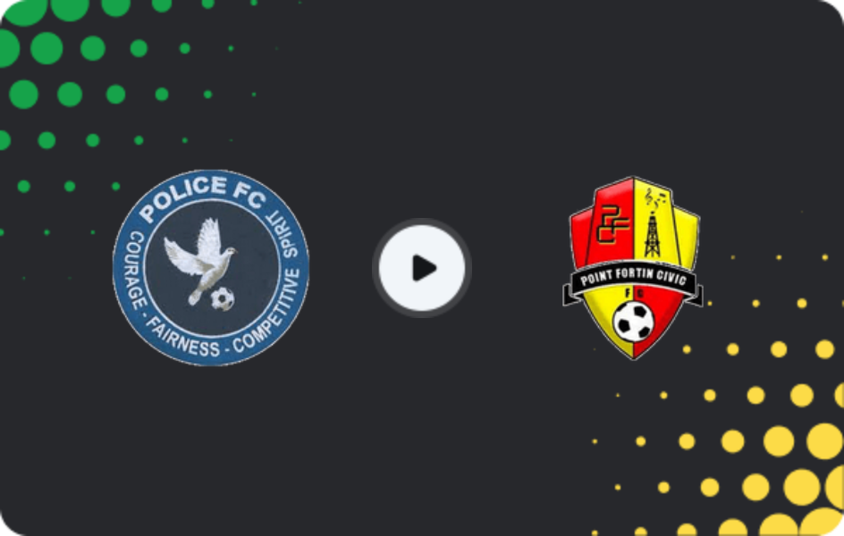 Where to watch Police — Point Fortin, Pro League, 15.02.2026