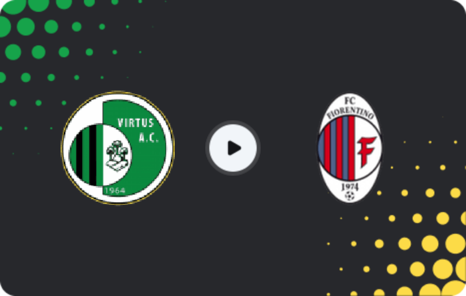 Where to watch Virtus — Fiorentino, Campionato, 15.02.2026