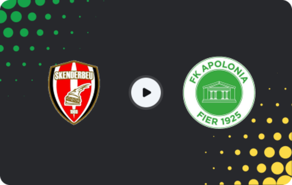 Where to watch Skenderbeu Korce — Apolonia Fier, 1st Division, 15.02.2026